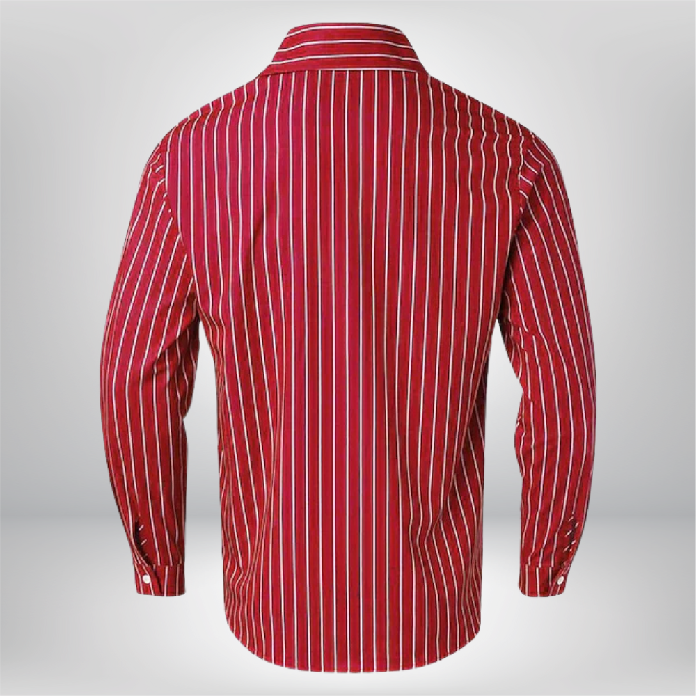 Nate - Vibrant Striped Shirt