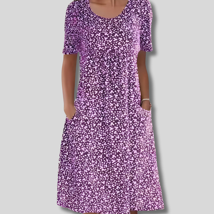 Qahira - Stylish Round Neck Casual Dress for Every Occasion