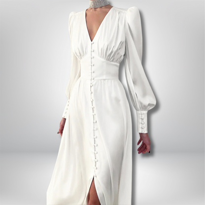 Mila - Stunning Satin Dress for a Touch of Elegance