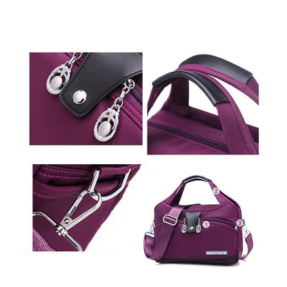 Versatile MultiSafe Waterproof Nylon Handbag - Stay Stylish and Protected!