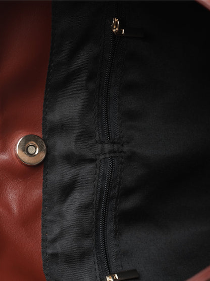 Chic Everyday BB Tote - Stylish Faux Leather Design with Ample Space for Ladies