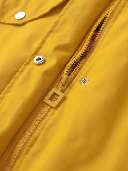 Kiah - Stylish Women's Long Sleeve Rain Coat for Elegance in Any Weather