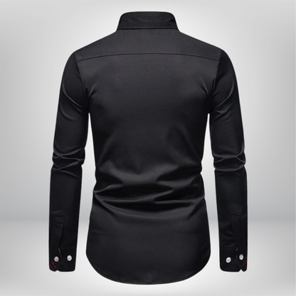 Elevate Your Style with the Benjamin Long Sleeve Chic Shirt