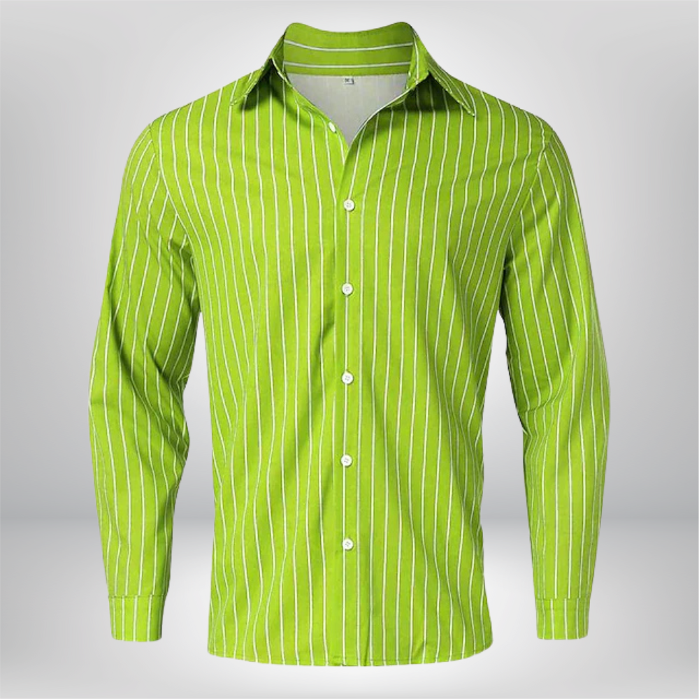 Nate - Vibrant Striped Shirt