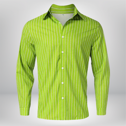 Nate - Vibrant Striped Shirt