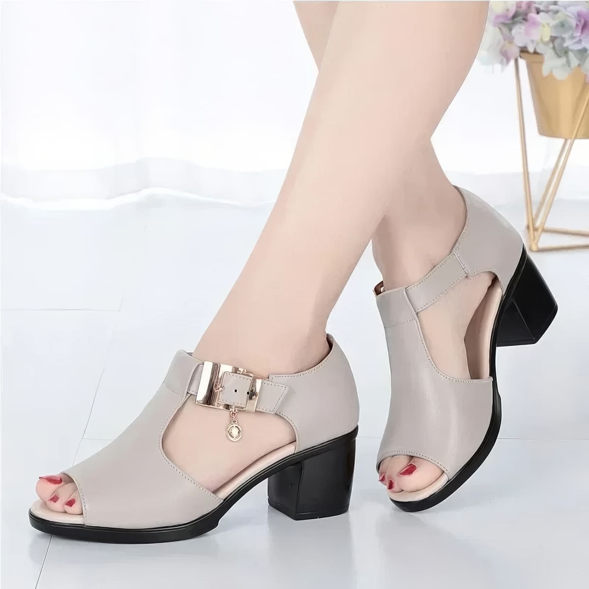 Audrey | Stylish Orthopedic Heeled Sandals for Ultimate Comfort