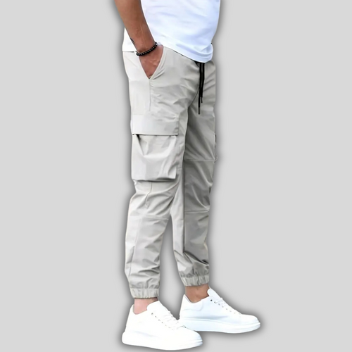 Bradley - Durable Cargo Pants Featuring Abundant Pocket Space and Adjustable Drawstring