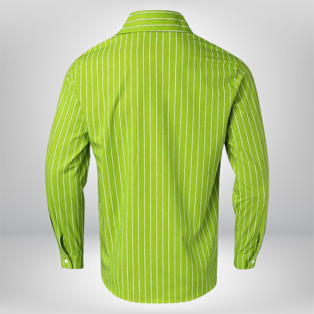 Nate - Vibrant Striped Shirt
