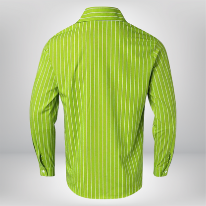 Nate - Vibrant Striped Shirt