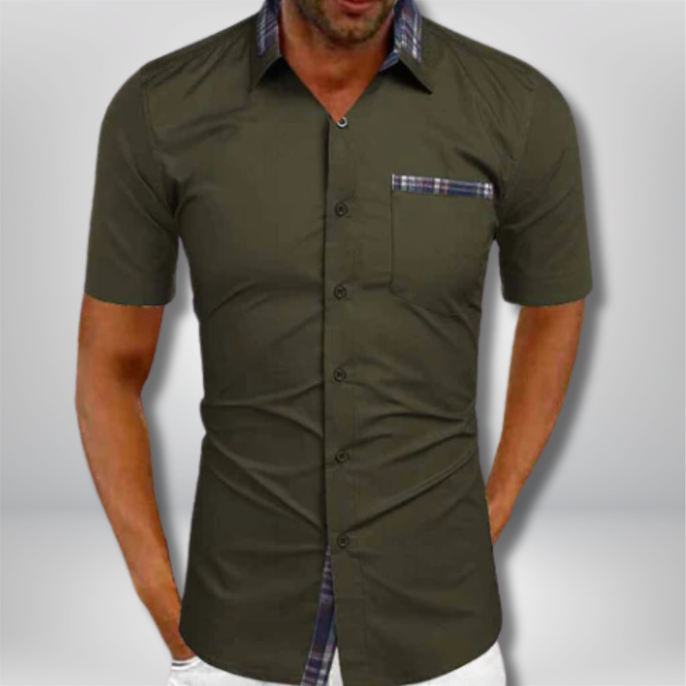 Patrick - Stylish Short-Sleeve Shirt for Effortless Elegance