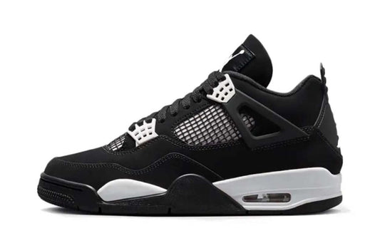 ApexVoid ShadowStorm-4 Retro Mesh Sneaker | Black & White Court Style