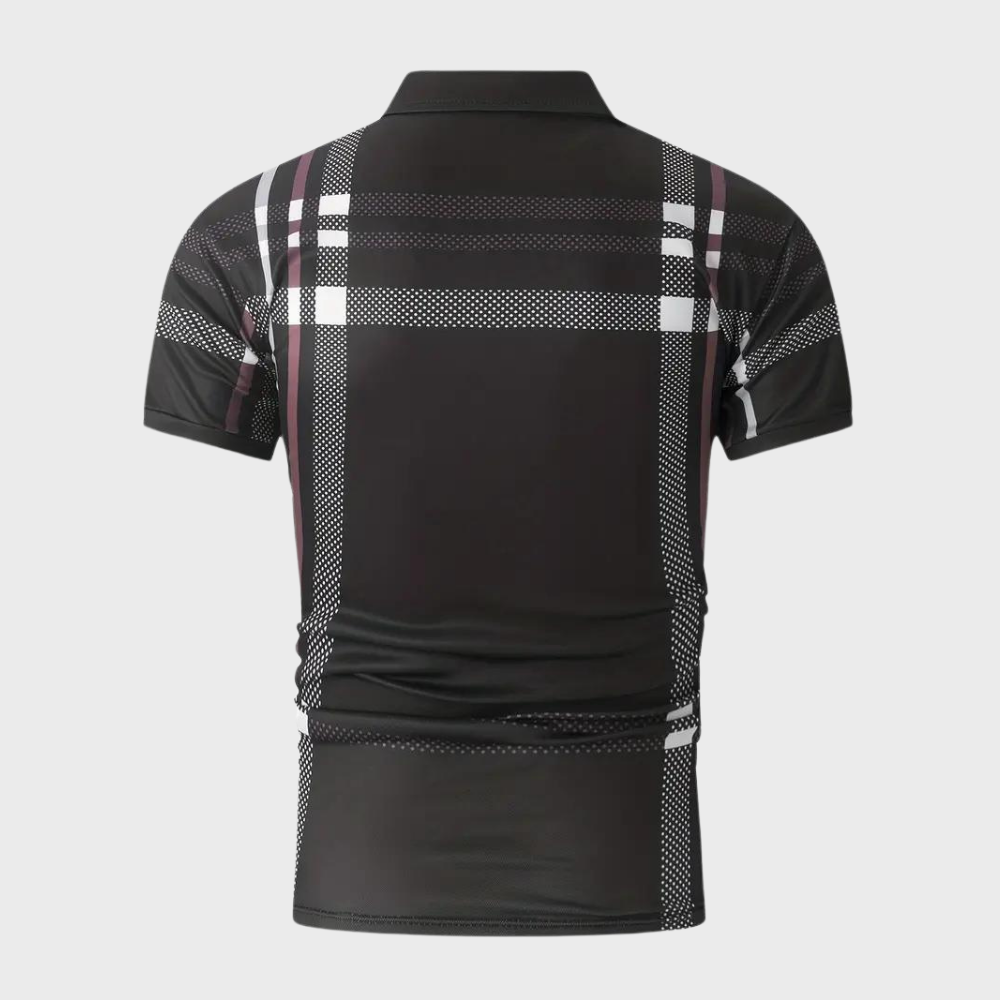 Emilio - Trendy Checkered Polo Shirt for Men
