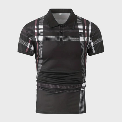 Emilio - Trendy Checkered Polo Shirt for Men