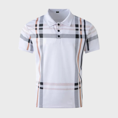 Emilio - Trendy Checkered Polo Shirt for Men