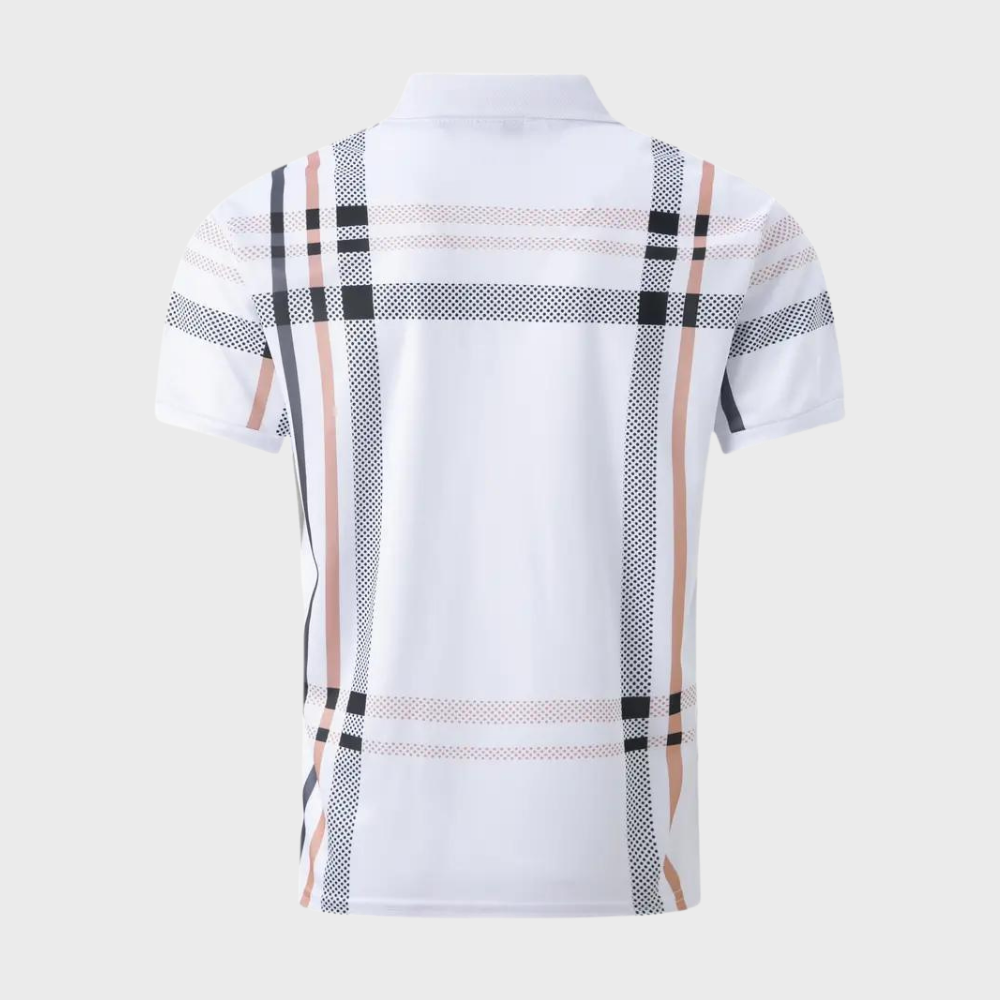 Emilio - Trendy Checkered Polo Shirt for Men