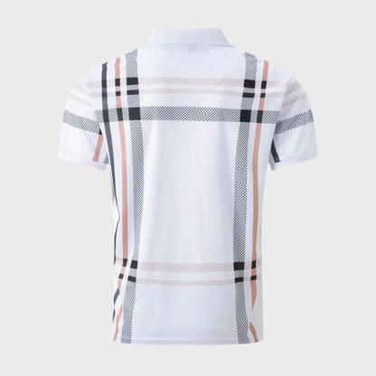 Emilio - Trendy Checkered Polo Shirt for Men