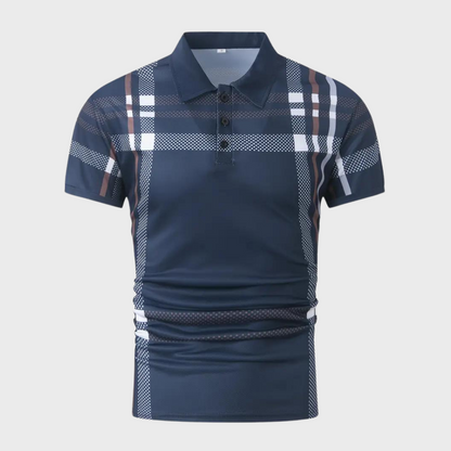 Emilio - Trendy Checkered Polo Shirt for Men