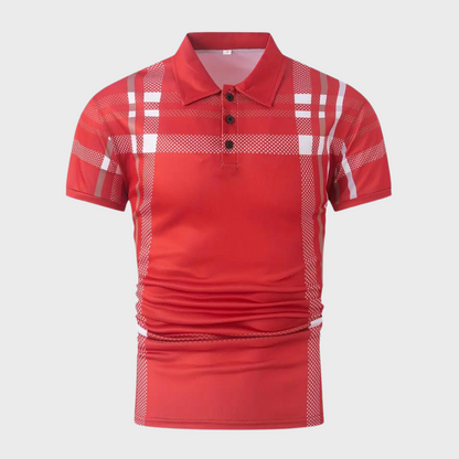 Emilio - Trendy Checkered Polo Shirt for Men