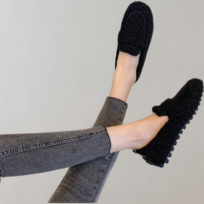 Wanja - Cozy Plush Loafers for Women