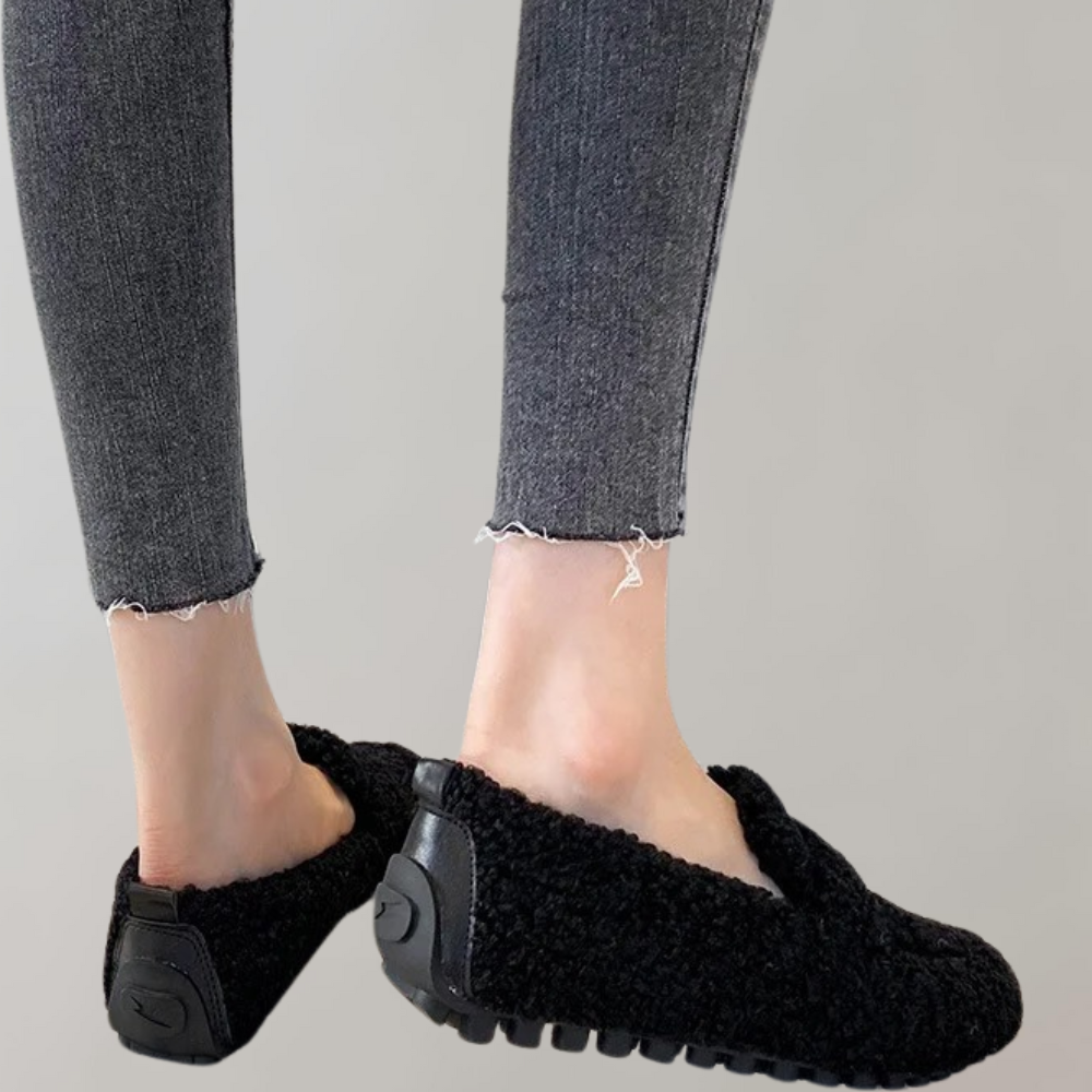 Wanja - Cozy Plush Loafers for Women