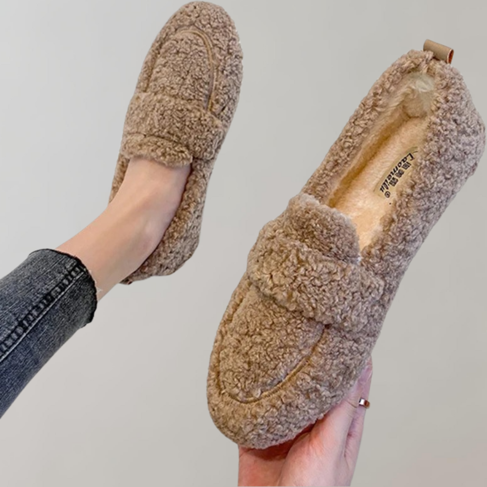Wanja - Cozy Plush Loafers for Women