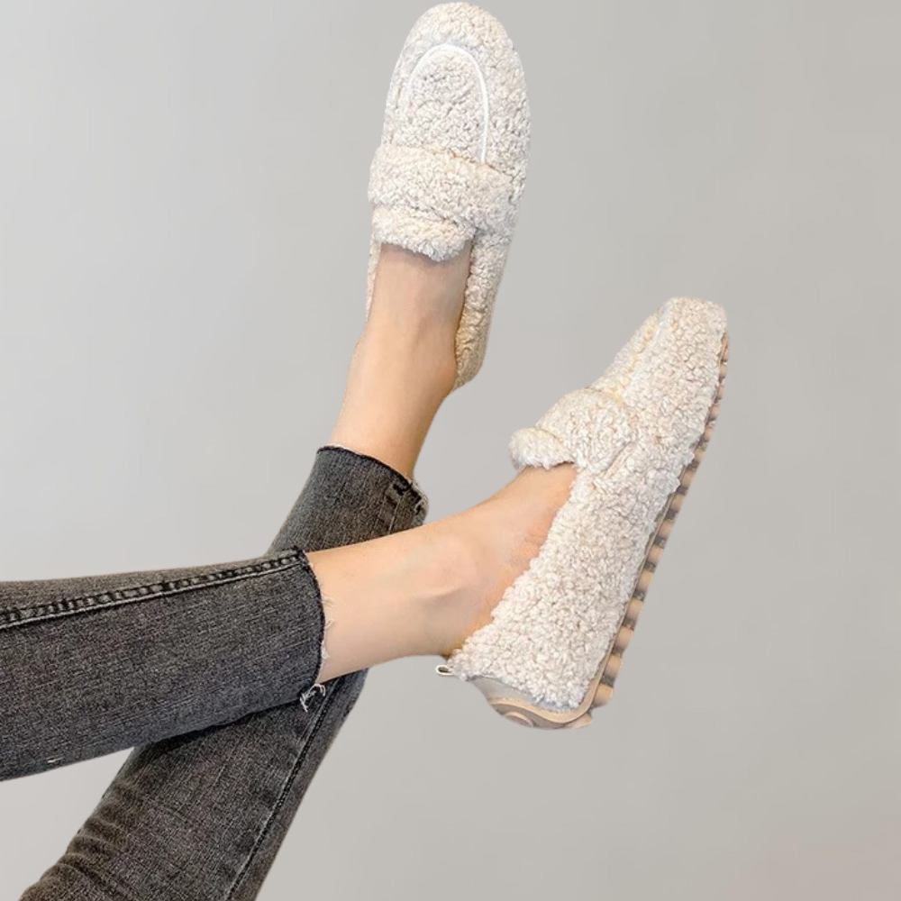 Wanja - Cozy Plush Loafers for Women