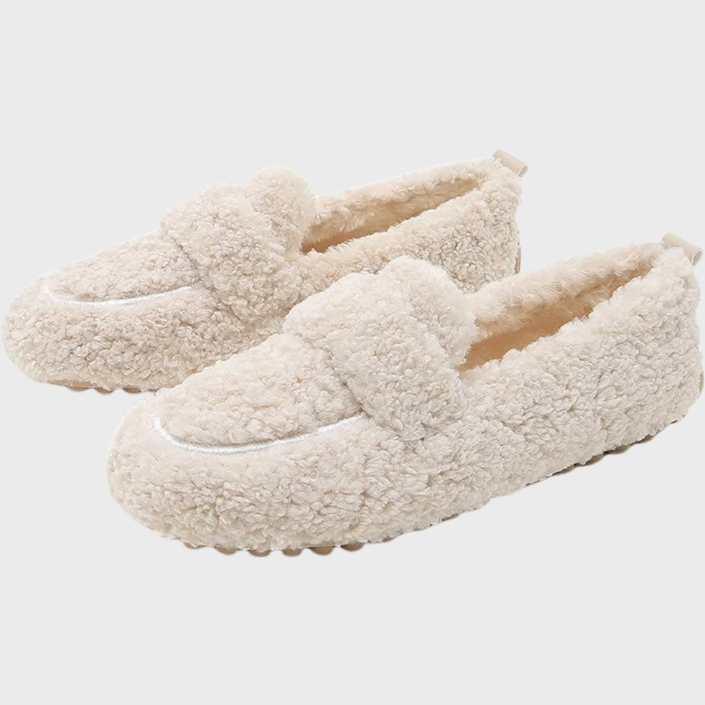 Wanja - Cozy Plush Loafers for Women