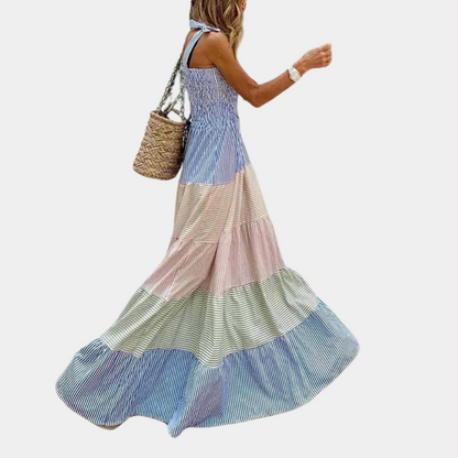 Cecile - Stylish Multicolour Maxi Dress for Women