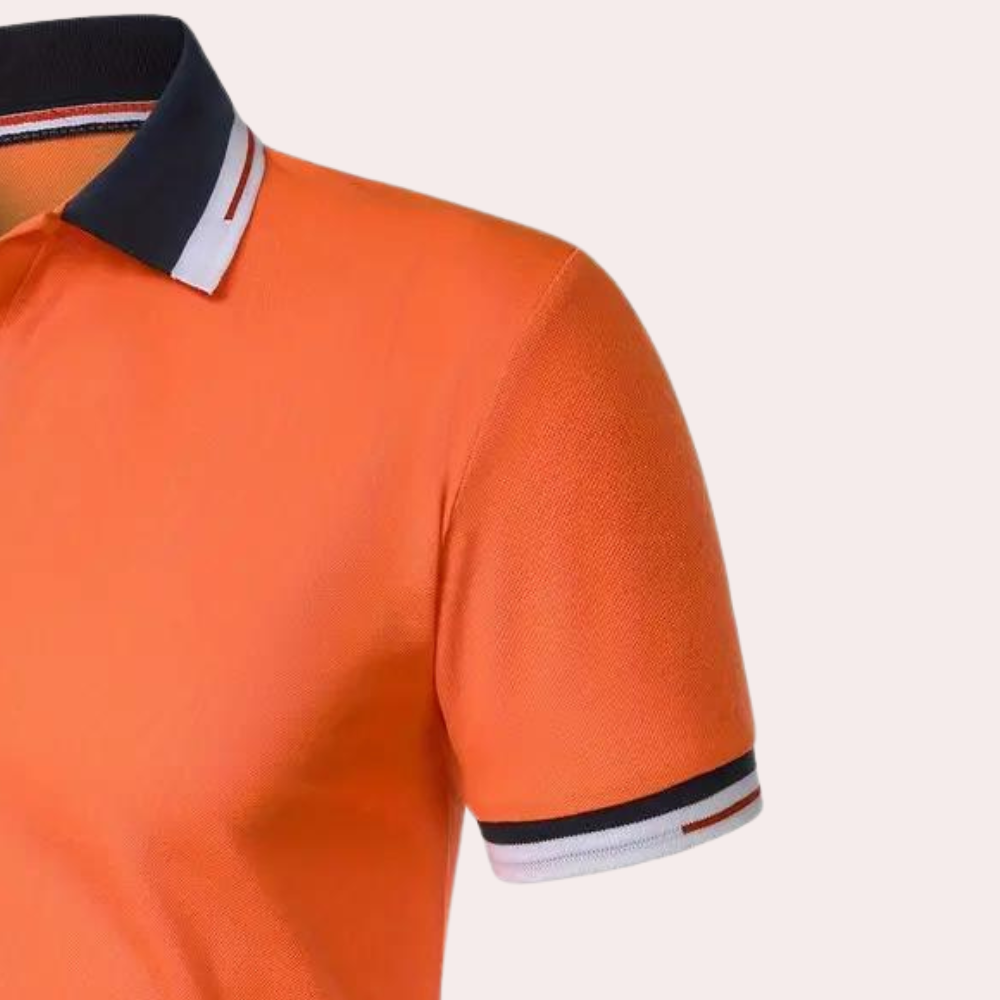 Davy - Stylish Orange Polo Shirt for Men