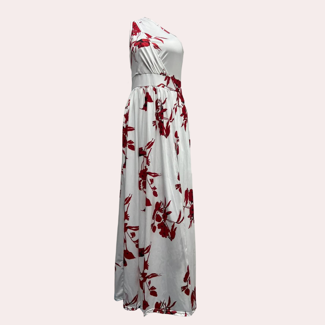 Scarlett - Stunning Asymmetric Maxi Dress for an Elegant Look