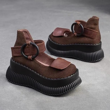 Denyse - Stylish Women's Casual Shoes with Belt Detail