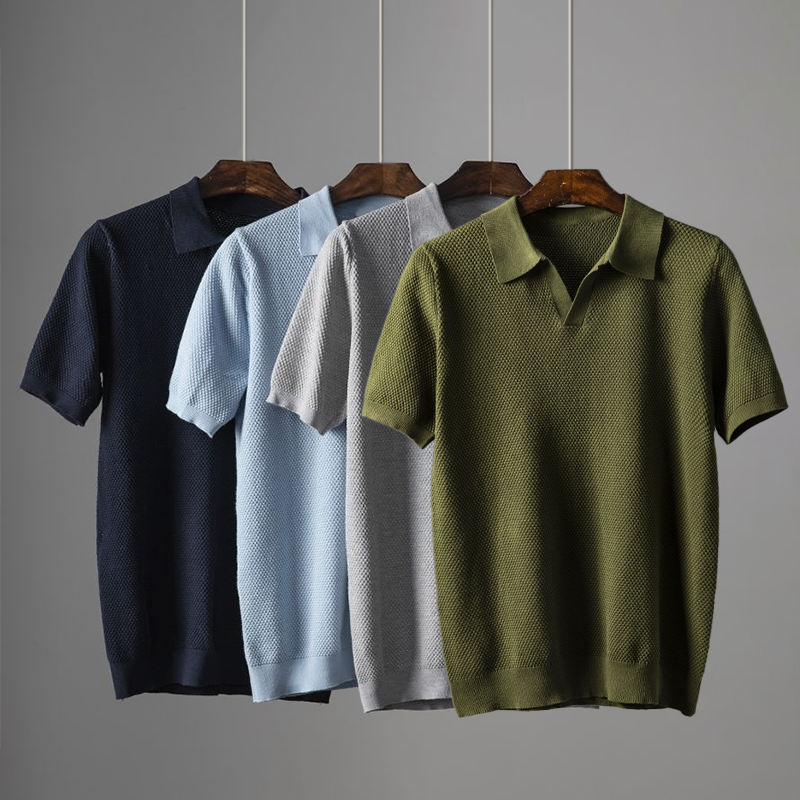Stylish James L Cotton Polo Shirt for Effortless Elegance