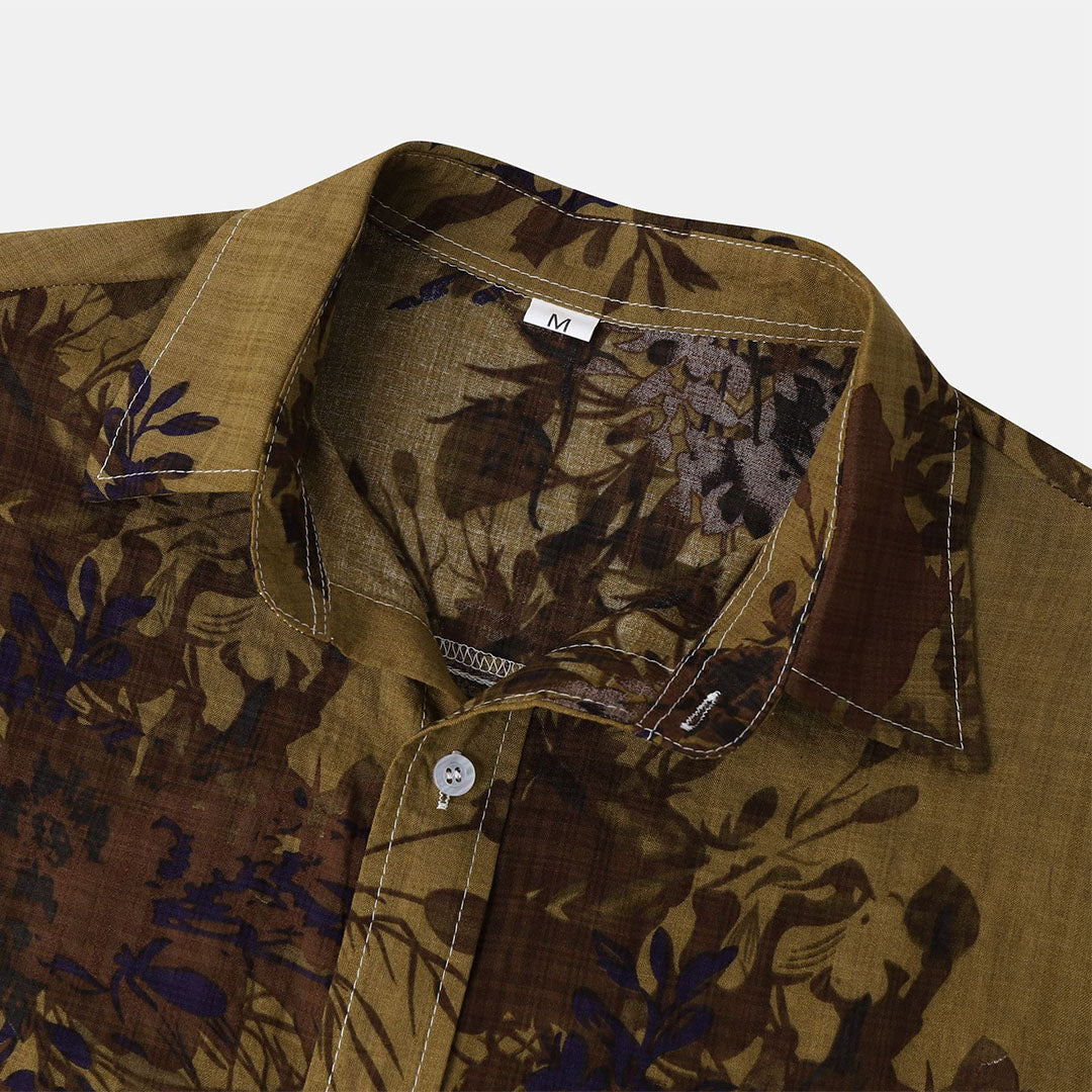 Eduardo - Stylish Floral Print Shirt for Men