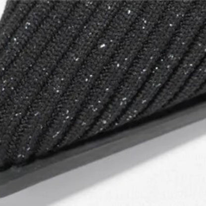 Viktoria - Stylish Knitted High Boots with Chunky Heel