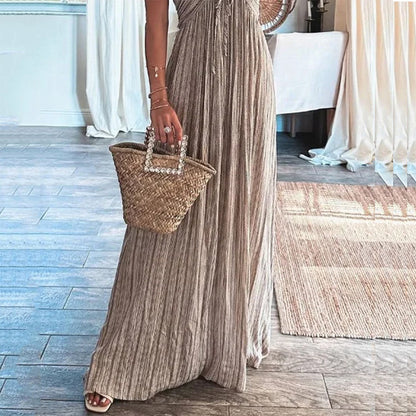 Cindy - Elegant Women's Casual Halter Maxi Dress for Effortless Style