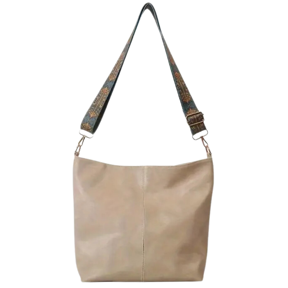Sleek Vintage-Inspired Leather Tote Bag for Effortless Style