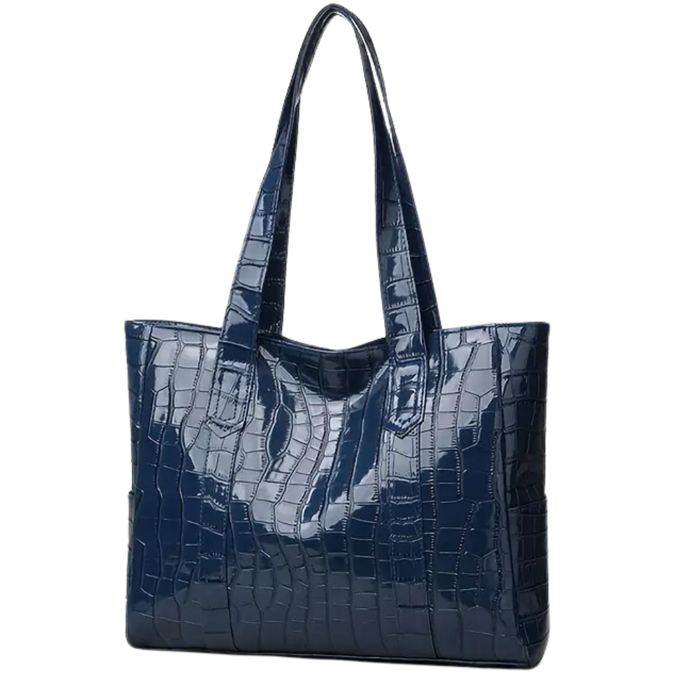 Stylish Crocodile-Embossed Tote Bag for Fashion-Forward Women