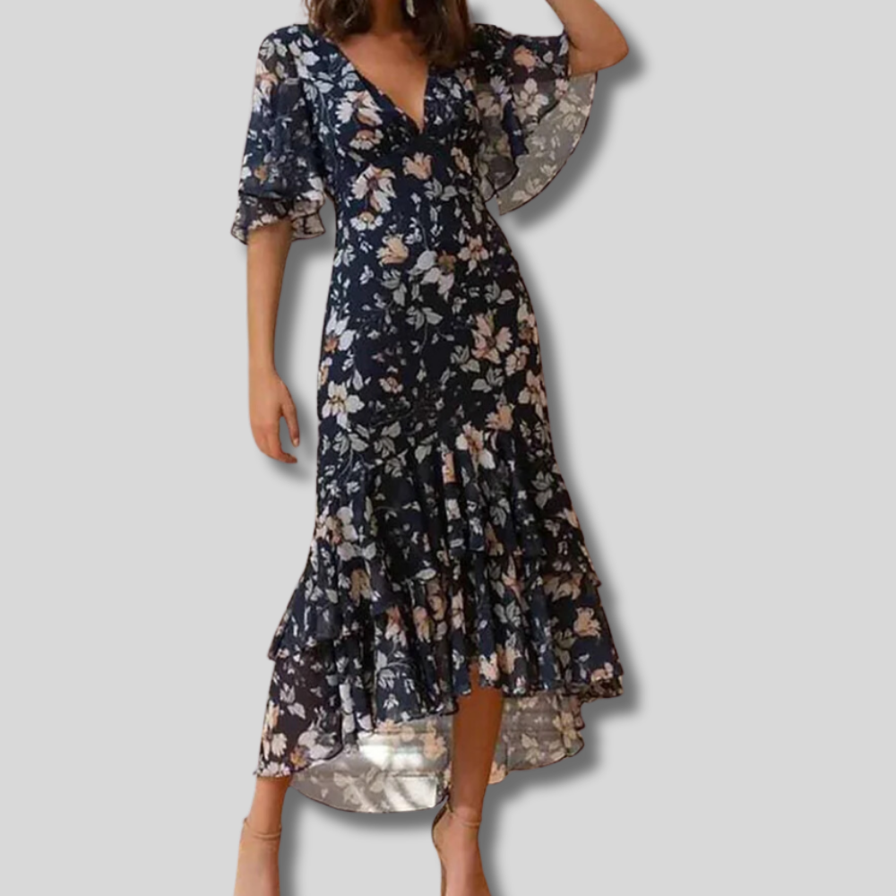 Tessa - Graceful Floral Maxi Dress for a Chic Look