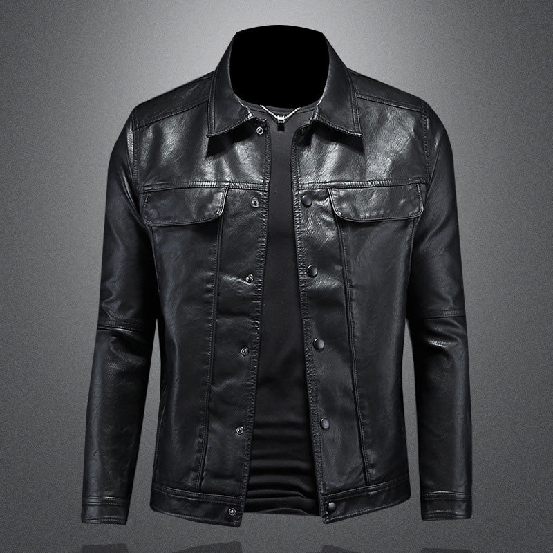 Giles - Stylish Leather Biker Jacket for the Bold and Adventurous