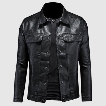 Giles - Stylish Leather Biker Jacket for the Bold and Adventurous