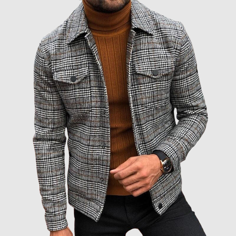 Leo - Classic Checkered Vintage Jacket