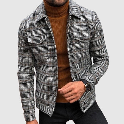 Leo - Classic Checkered Vintage Jacket