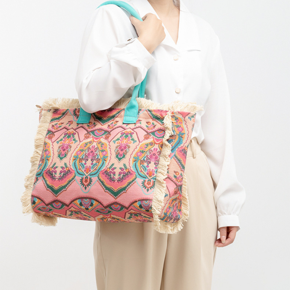 Chic Retro Bohemian Tote Bag – Perfect for Every Occasion!