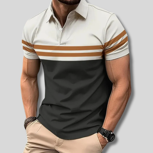 Enrico - Stylish Striped Polo Shirt for Men