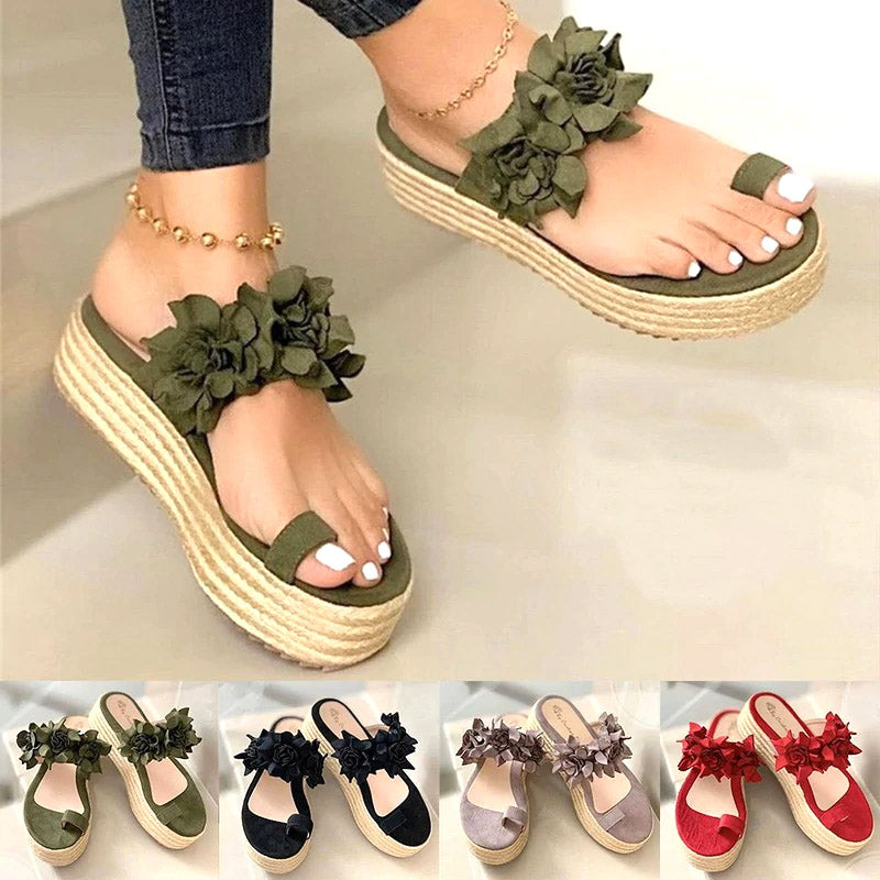 Wira - Elegant Floral Women's Sandals