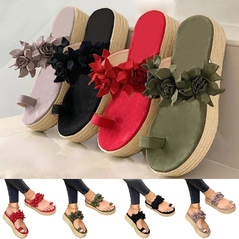 Wira - Elegant Floral Women's Sandals