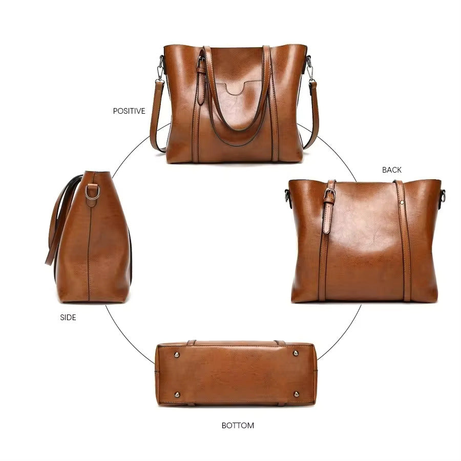 Luxury Leather Tote Bag for Stylish Carrying