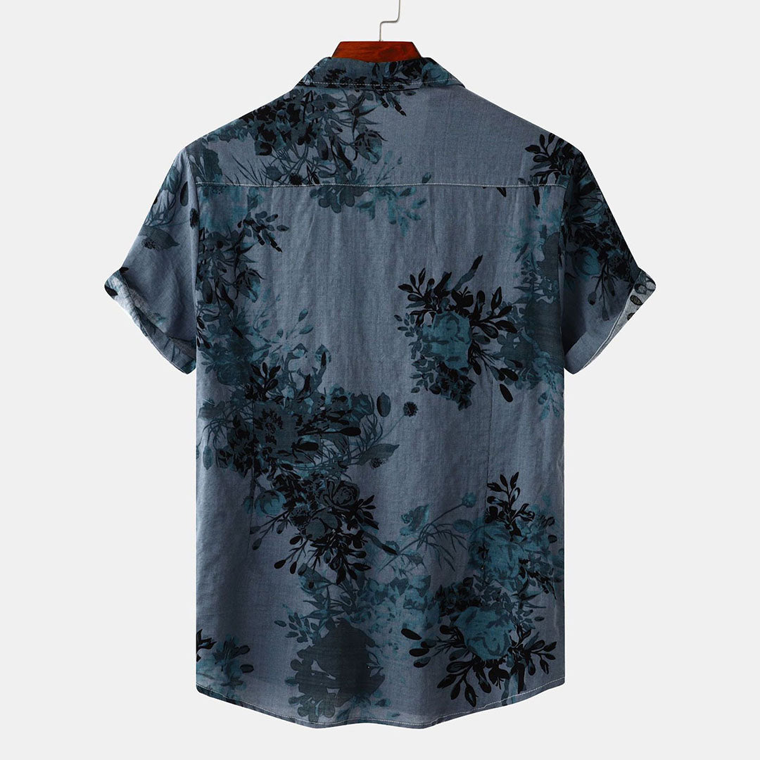 Eduardo - Stylish Floral Print Shirt for Men