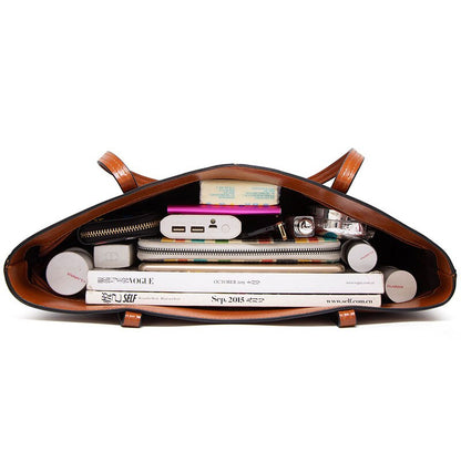 Chic Vintage Leather Tote Bag - Limited Edition!