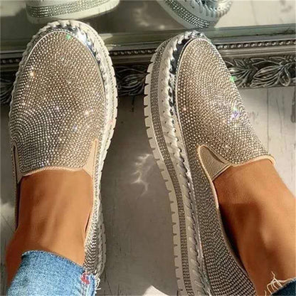 Rosan - Stylish and Cozy Glitter Loafers for Women